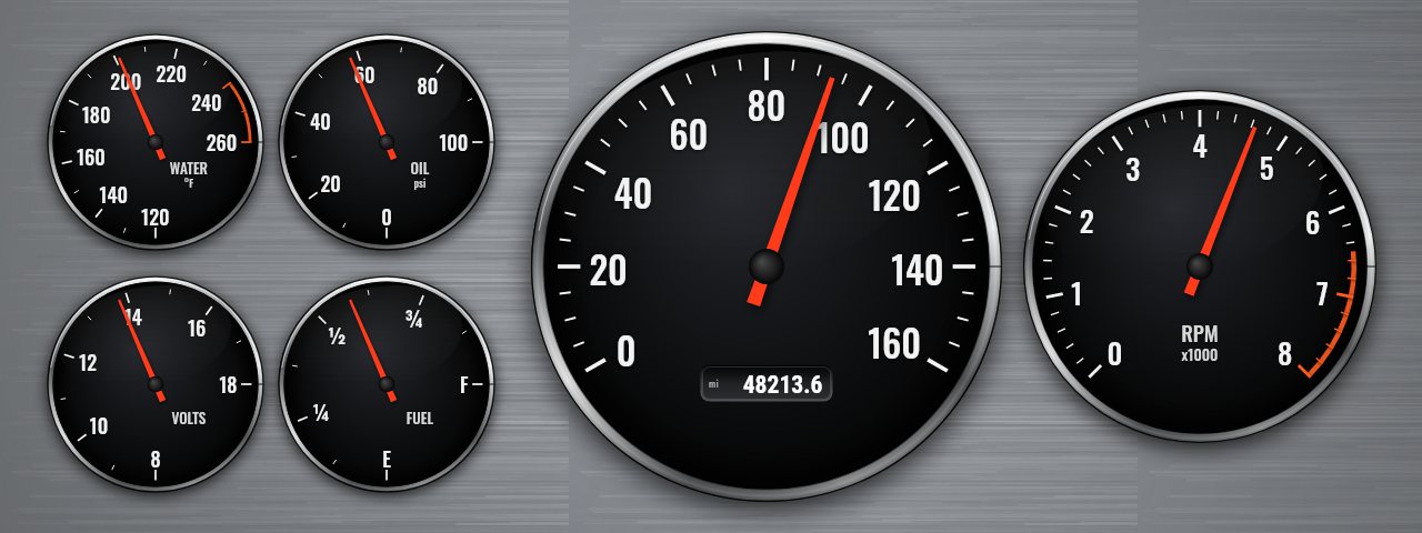 Truck Panel Holley Pro Dash layout in the Classic Truck style