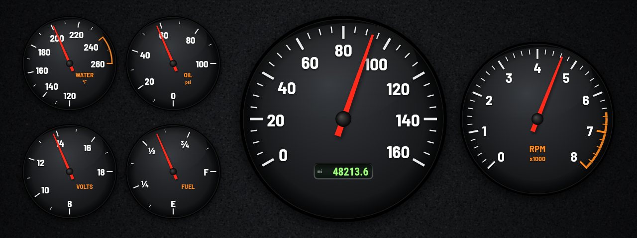 OBS Chevy digital dash layout